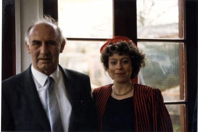 Claire Rutigliano and grandfather