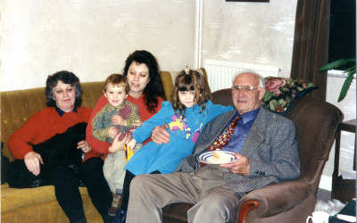 Claire Rutigliano and family