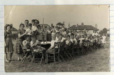 Children's large outdoor picnic