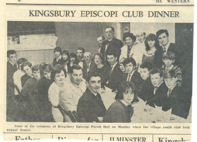 Kingsbury Episcopi Youth Club Dinner