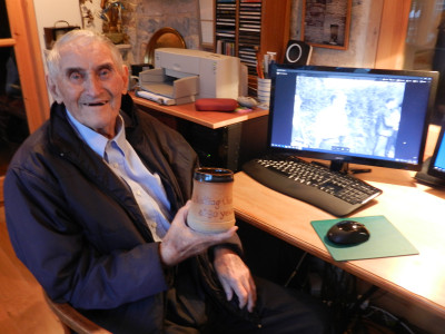 Charlie Stone at 90 years old.