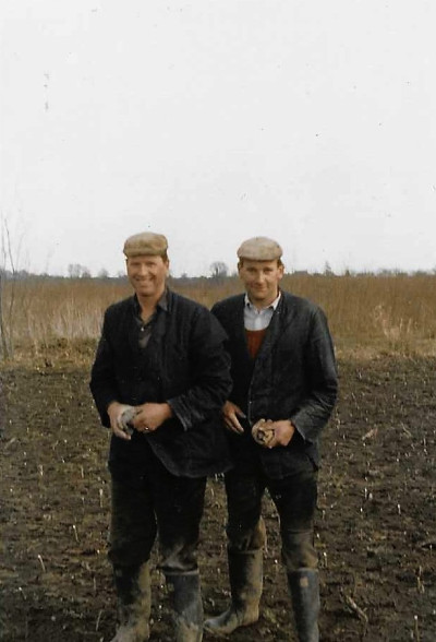 Leslie & Hugh Male on West Moor.