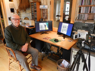 Leslie Male being recorded.