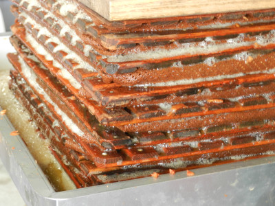 The 'Cheese' being pressed