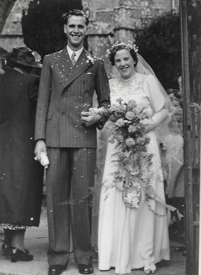 Leslie & Gaynor Male Wedding photo.