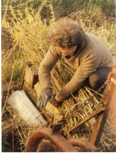 Brian Howard Finger bar mower.
