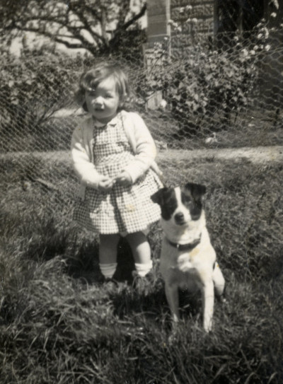 Doreen Howard and dog.