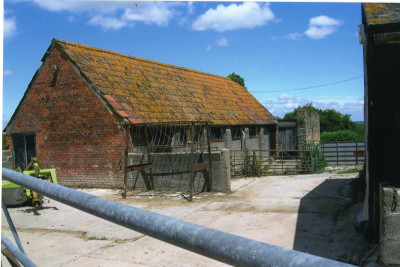 May Farm - Farmyard and single storey redbrick farm building