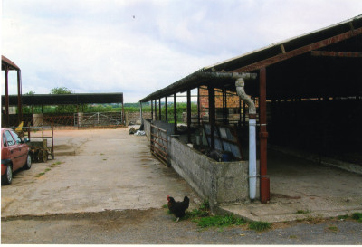 Farmyard and barns at May Farm