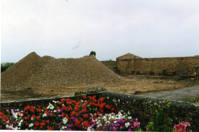 Demolition of May Farm buildings.