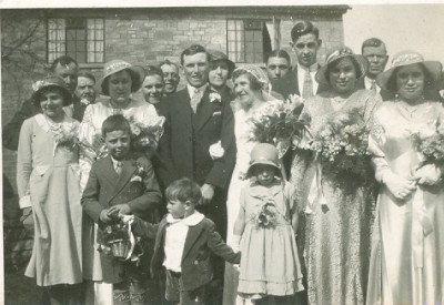 Wedding of Maurice Best to Marjory Male.