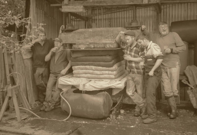 Elm twin-screw cider press