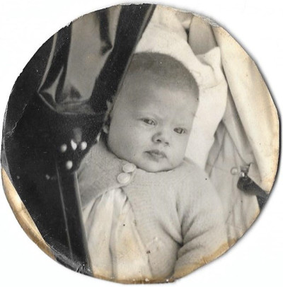 Barbara Moore as baby