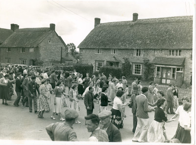 Dancing at the top of Church Street.