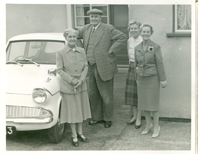 Frank Parris and three women