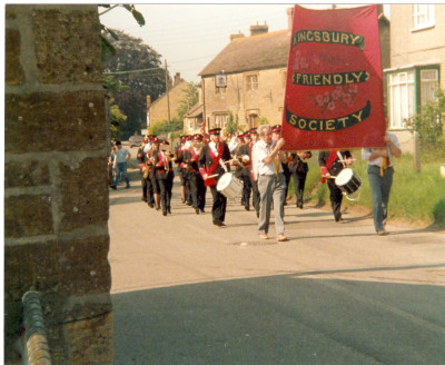 Friendly Society marching 1980