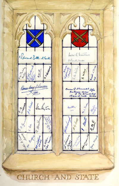Church &  State - East Lambrook Church Windows Project 1961.