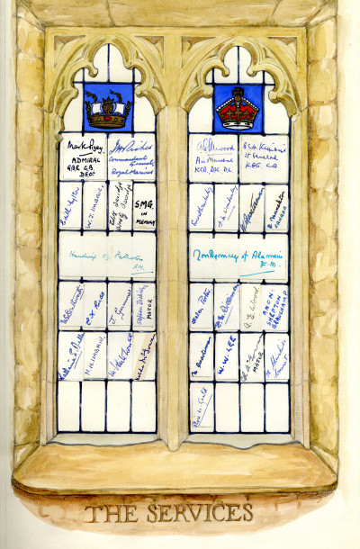 The Services - East Lambrook Church Windows Project 1961.