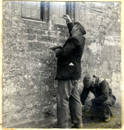 Pointing of Windows - East Lambrook Church Windows Project 1961.
