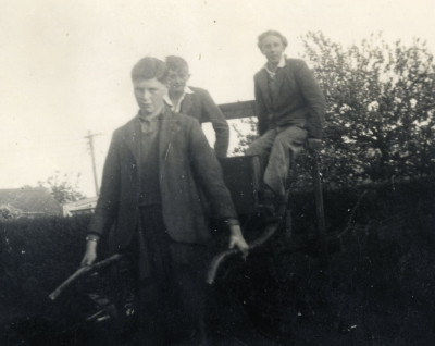 Graham Bradford and friends, as boys.
