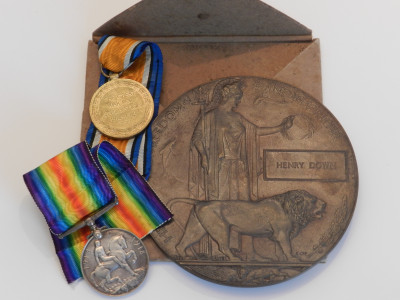 Harry Down's WW1 Medals