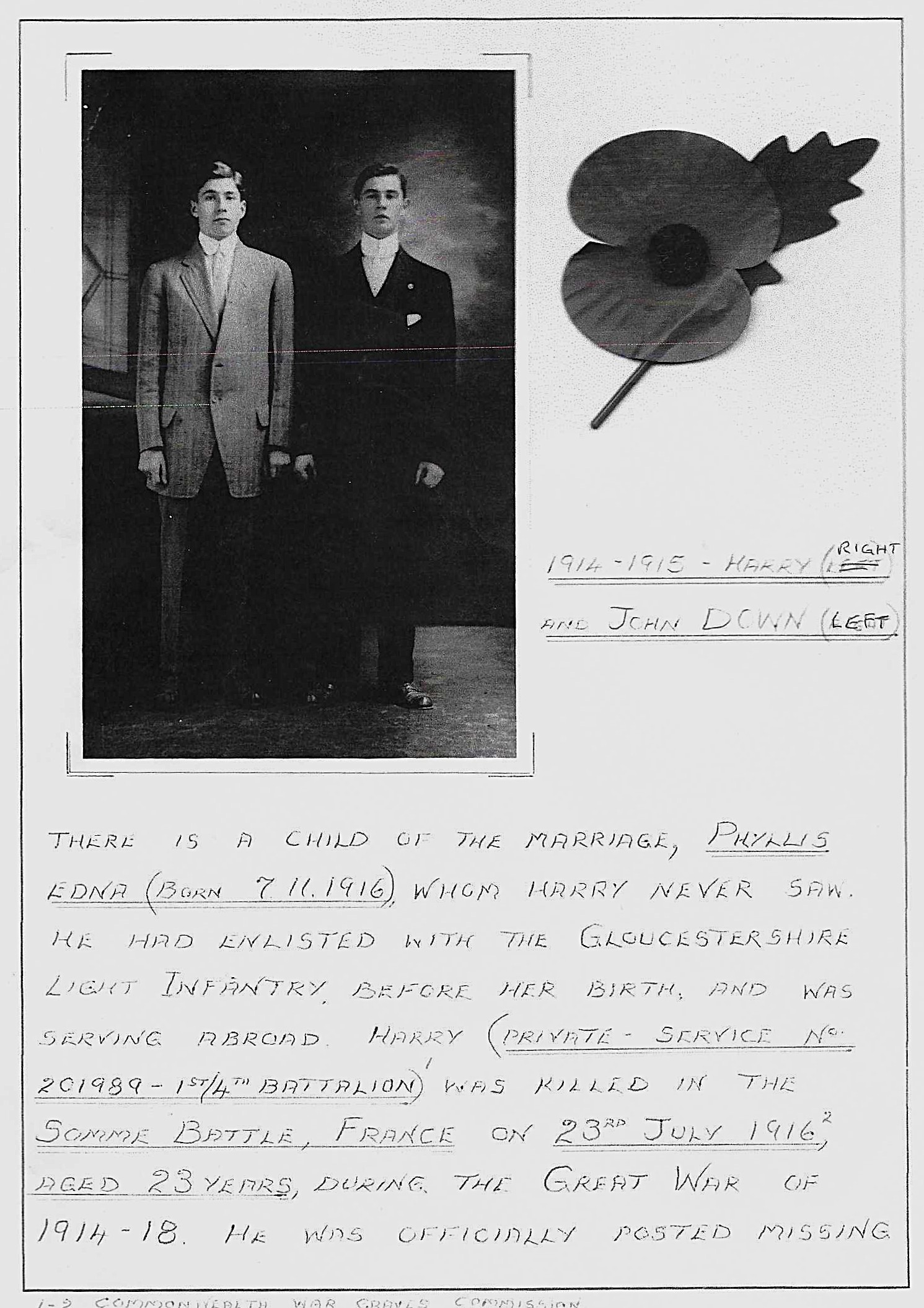John and Harry Down