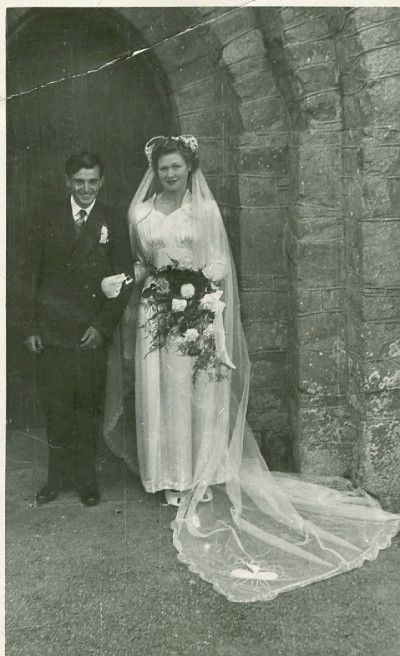 Wedding of Peggy Heskins