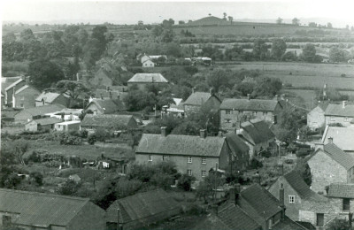 Kingsbury Episcopi Village from Church Tower 1960 - 1of 2