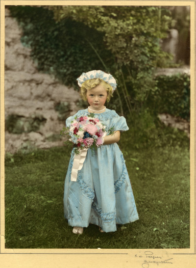 Doreen Howard nee Marks, as young bridesmaid.