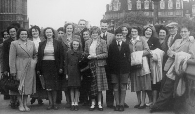 Visit to Festival of Britain, Westminster Bridge 1951