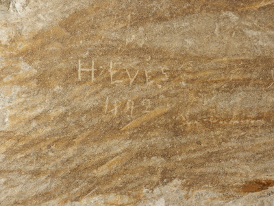Harry Eves graffiti St Martins Church Tower