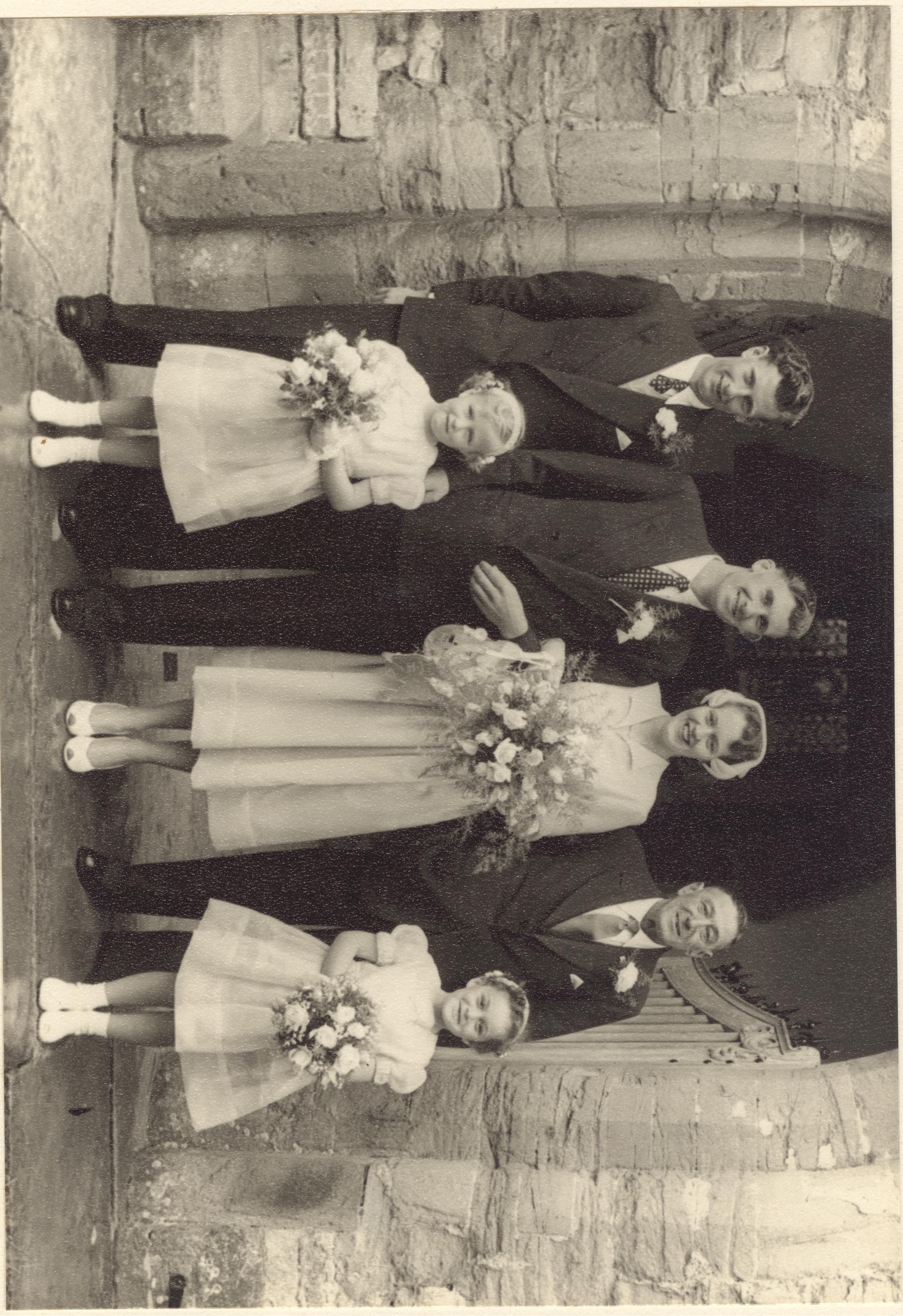 Wedding, Cliff & Beryl Lock nee Stone.