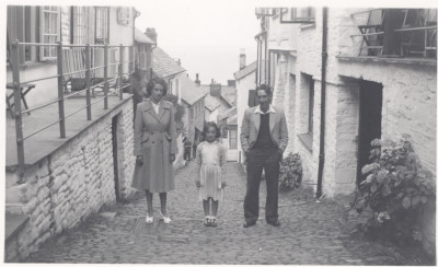 Mary Jill and Phil Withers in Clovelly