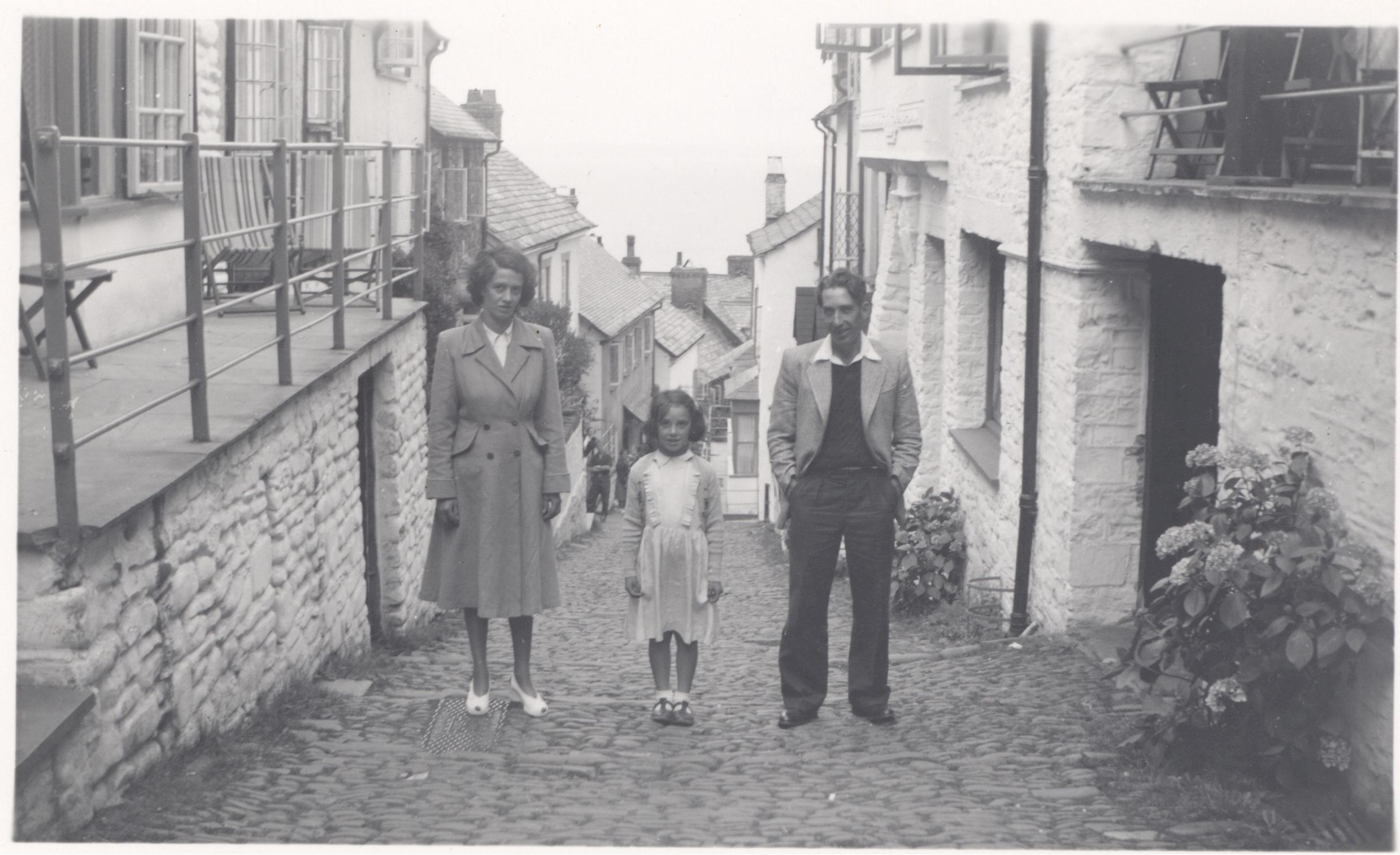 Mary Jill and Phil Withers in Clovelly