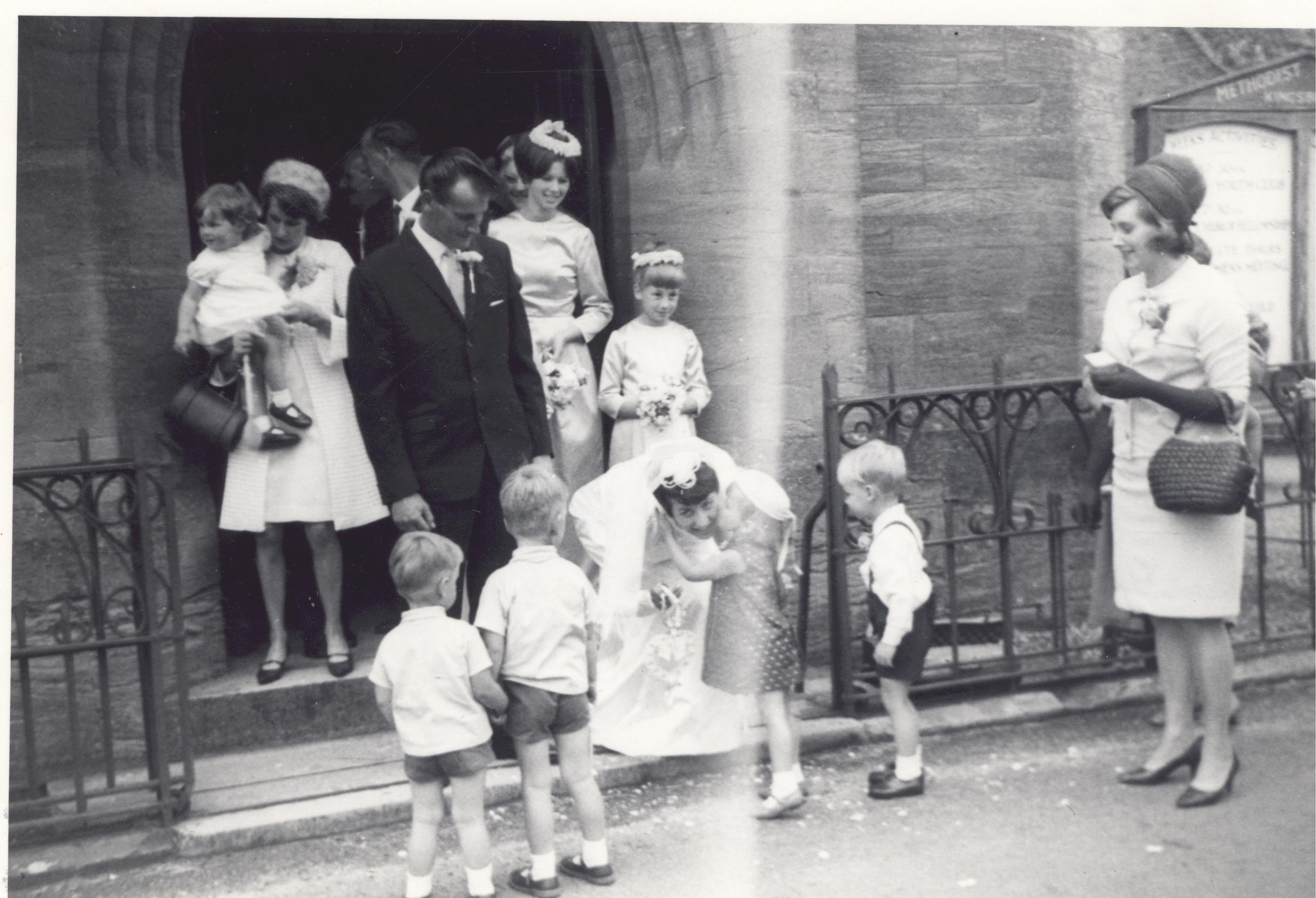 Wedding of Hugh & Sandra Male nee Vaughan 1967.