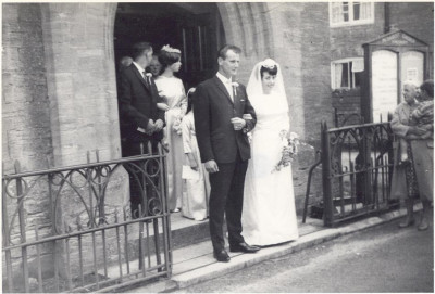 Hugh & Sandra Male 1967 Wedding Day.