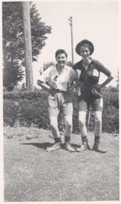 Carnival duo Mary Withers on right.