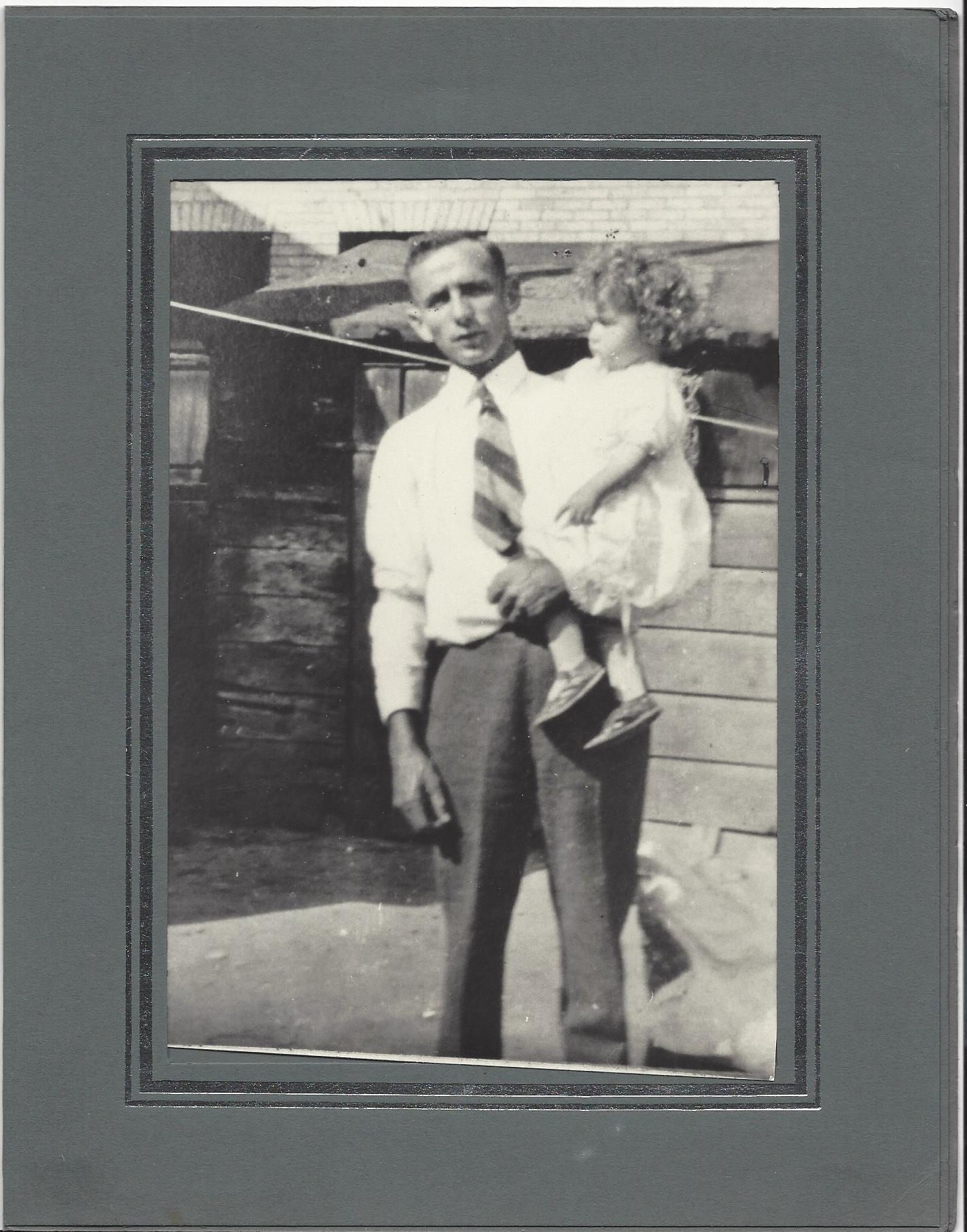 Jack Reed holding Mary Withers