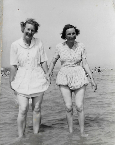 Paddling at Weymouth