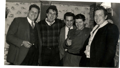 Group of Friends in The Rusty Axe.