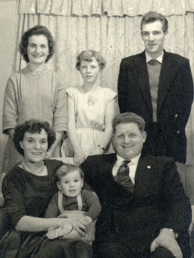 Jack & Nellie Bunston Silver Wedding Anniversary 1958