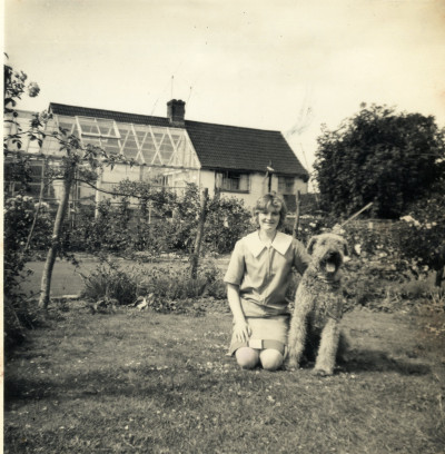 Jen Tucker with Lassie at Riverview