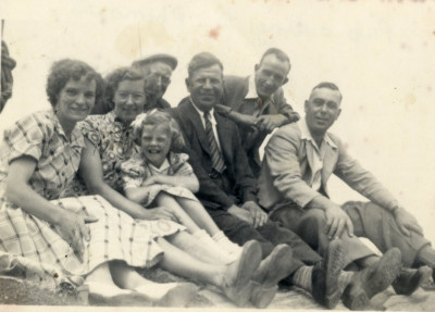 Pub outing to Plymouth 1954