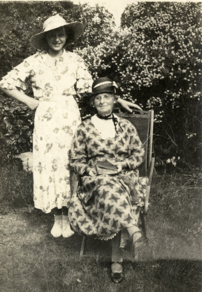 Iris Wilkie with Grandmother