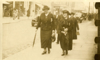 Street Scene with Mary Elizabeth Savidge