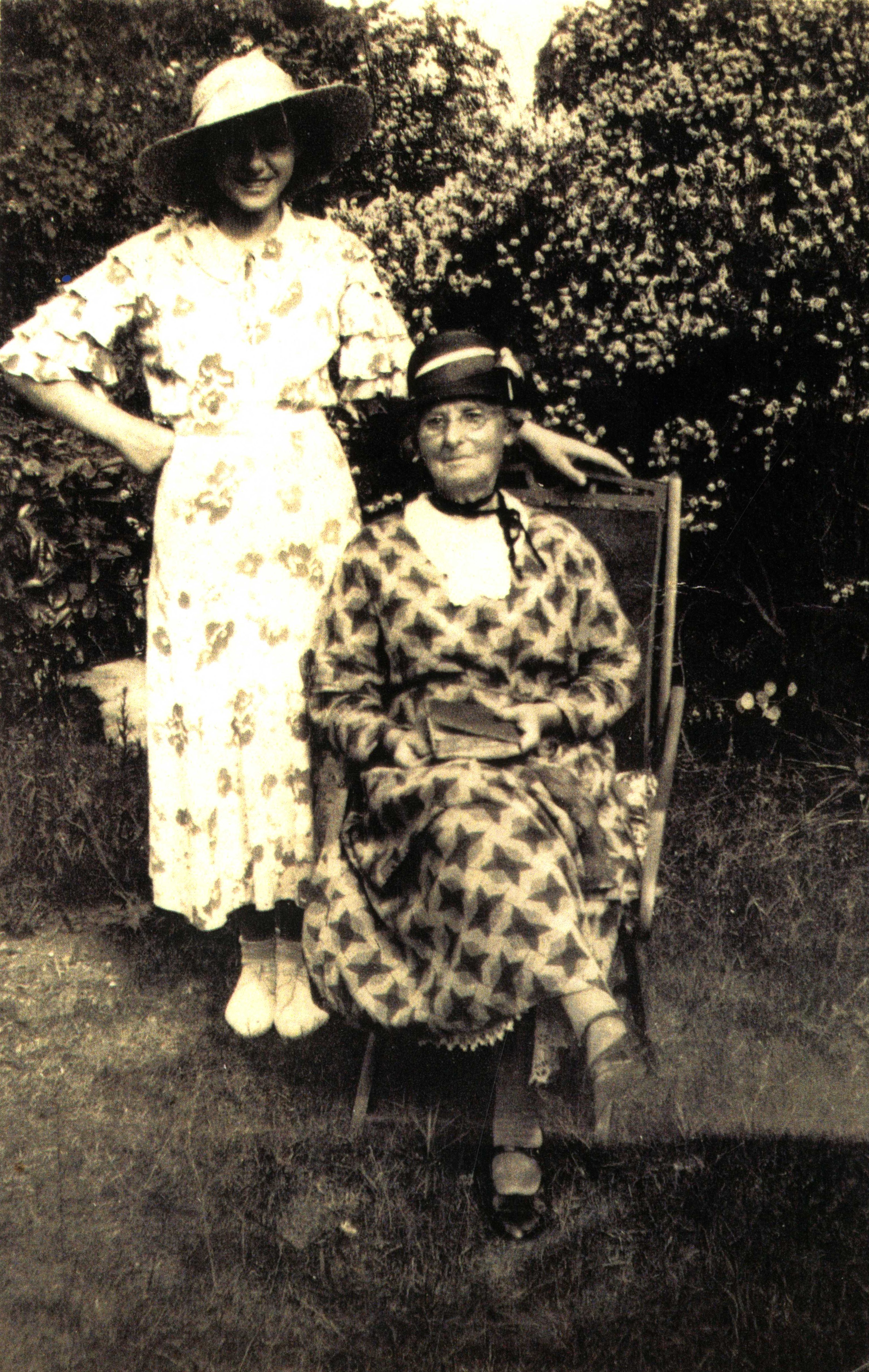 Iris Wilkie with Grandmother Mary