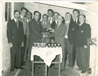 Rusty axe Skittles Team Late 1950's.
