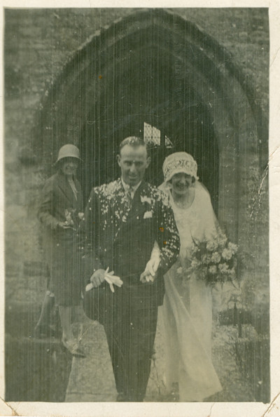 Wedding of Ed Burnett & Evelyn James.