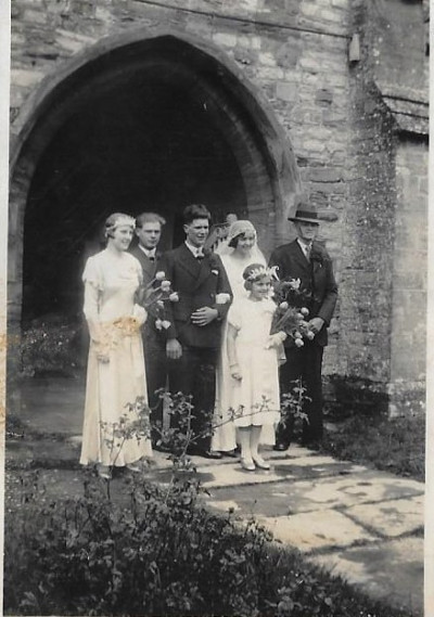 Wedding of Eva Tilley circa 1935