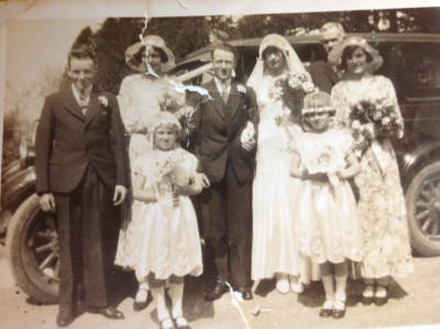 Wedding of Ena Tilley.